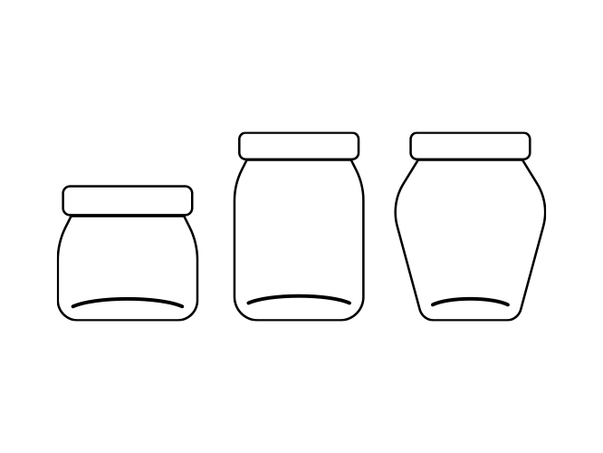 wide mouth jars