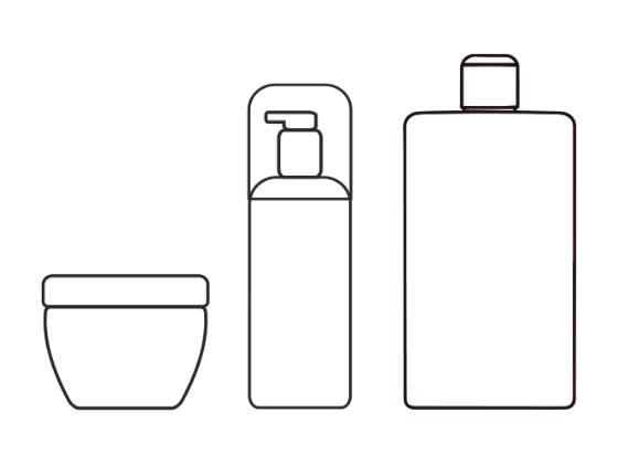 cosmetic bottles